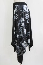 画像2: NieR Clothing / オーバー付きアシメパンツ F 黒 H-26-09-21-038-PU-PA-AK-ZH (2)