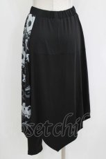 画像3: NieR Clothing / オーバー付きアシメパンツ F 黒 H-26-09-21-038-PU-PA-AK-ZH (3)