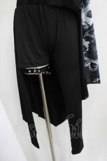 画像4: NieR Clothing / オーバー付きアシメパンツ F 黒 H-26-09-21-038-PU-PA-AK-ZH (4)
