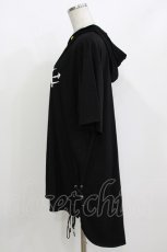 画像2: NieR Clothing / 半袖プルパーカー  黒 H-26-09-21-044-PU-TO-AK-ZH (2)