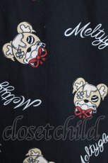 画像4: meltyglow / 総柄プリントカットソー  黒 H-26-09-21-049-PU-TO-AK-ZH (4)
