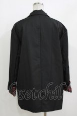 画像3: NieR Clothing / プリント切替ジャケット  黒 H-26-09-21-052-PU-JA-AK-ZH (3)