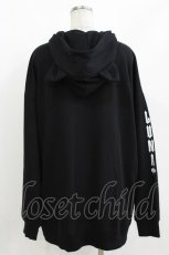 画像3: LISTEN FLAVOR / キャットプリントパーカー  黒 H-26-09-21-055-PU-TO-AK-ZH (3)