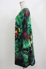 画像2: NieR Clothing / プリント半袖CUTSEW  緑 H-26-09-21-061-PU-TO-AK-ZH (2)