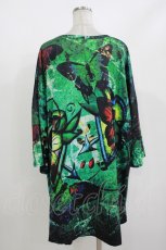 画像3: NieR Clothing / プリント半袖CUTSEW  緑 H-26-09-21-061-PU-TO-AK-ZH (3)
