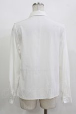 画像2: NieR Clothing / 刺繍ブラウス F 白 H-26-09-21-067-PU-BL-AK-ZH (2)