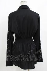 画像3: NieR Clothing / シャツワンピース F 黒 H-26-09-21-069-PU-OP-AK-ZH (3)