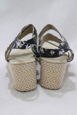 画像3: NieR Clothing / サンダル 25cm 黒×茶 H-26-09-21-074-PU-SH-AK-ZH (3)