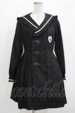 画像1: NieR Clothing / セーラーワンピース  黒 H-26-09-21-010-PU-OP-AK-ZH (1)