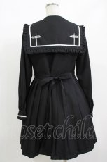 画像3: NieR Clothing / セーラーワンピース  黒 H-26-09-21-010-PU-OP-AK-ZH (3)