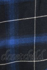 画像4: NieR Clothing / チェック切替ZIPスカート F 黒×青 H-26-09-21-012-PU-SK-AK-ZH (4)