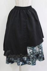 画像1: NieR Clothing / アシメスカート  黒 H-26-09-21-013-PU-SK-AK-ZH (1)