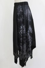 画像2: NieR Clothing / オーバー付きアシメパンツ F 黒 H-26-09-21-014-PU-PA-AK-ZH (2)