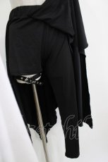 画像4: NieR Clothing / オーバー付きアシメパンツ F 黒 H-26-09-21-014-PU-PA-AK-ZH (4)