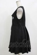 画像2: NieR Clothing / ベストワンピース F 黒 H-26-09-21-016-PU-OP-AK-ZH (2)