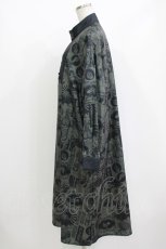 画像2: DXMOUVE / 臓器帝国医学柄ワンピース  カーキ H-26-09-21-021-PU-OP-AK-ZH (2)
