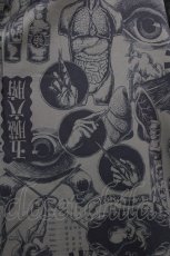 画像4: DXMOUVE / 臓器帝国医学柄ワンピース  カーキ H-26-09-21-021-PU-OP-AK-ZH (4)
