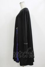 画像2: NieR Clothing / ZIPワンピース  黒 H-26-09-21-025-PU-OP-AK-ZH (2)