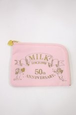 画像1: MILK / 50th ANNIVERSARY ミニティッシュポーチ  ピンク H-26-09-22-034-ML-ZA-YZ-ZH (1)