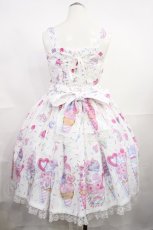 画像3: Angelic Pretty / Decoration Ice Creamジャンパースカート Free 白 H-26-09-22-003-AP-OP-NS-ZH (3)