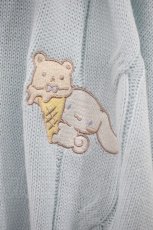 画像3: NieR Clothing / シナモロールコラボカーディガン  サックス H-26-09-22-1031-PU-TO-AK-ZH (3)
