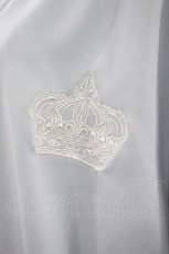 画像3: NieR Clothing / 刺繍入りカーディガン  サックス H-26-09-22-1032-PU-TO-AK-ZH (3)