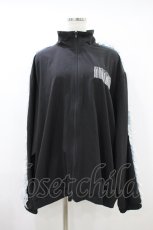 画像1: NieR Clothing / フリルジャージトップス  黒 H-26-09-22-1040-PU-TO-AK-ZH (1)