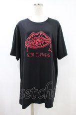 画像1: NieR Clothing / プリント半袖CUTSEW XL 黒 H-26-09-22-1041-PU-TO-AK-ZH (1)