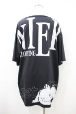 画像2: NieR Clothing / プリント半袖CUTSEW F 黒 H-26-09-22-1046-PU-TO-AK-ZH (2)