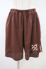 画像1: anonenone / ジャージハーフパンツ  茶 H-26-09-22-1007-PU-PA-AK-ZH (1)