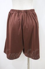 画像2: anonenone / ジャージハーフパンツ  茶 H-26-09-22-1007-PU-PA-AK-ZH (2)