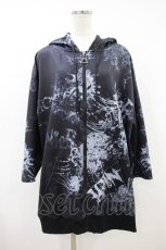 画像1: NieR Clothing / 半袖ZIPパーカー F 黒 H-26-09-22-1054-PU-TO-AK-ZH (1)