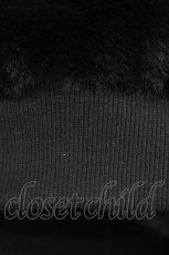 画像4: NieR Clothing / ふわもこZIPパーカー F 黒 H-26-09-22-1058-PU-TO-AK-ZH (4)