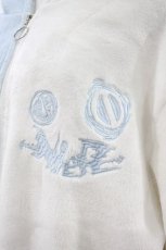画像3: NieR Clothing / ふわもこZIPパーカー  白×サックス H-26-09-22-1059-PU-TO-AK-ZH (3)