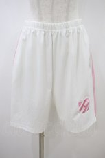 画像1: anonenone / ジャージハーフパンツ  白 H-26-09-22-1010-PU-PA-AK-ZH (1)