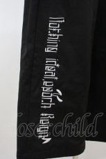 画像3: NieR Clothing / 刺繍スウェットパンツ F 黒 H-26-09-22-1013-PU-PA-AK-ZH (3)