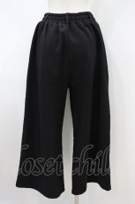 画像2: NieR Clothing / 刺繍スウェットパンツ F 黒 H-26-09-22-1014-PU-PA-AK-ZH (2)