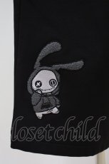 画像3: NieR Clothing / 刺繍スウェットパンツ F 黒 H-26-09-22-1014-PU-PA-AK-ZH (3)