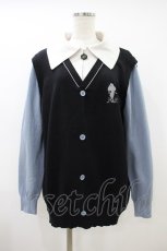 画像1: NieR Clothing / レイヤードリブトップス F 黒 H-26-09-22-1029-PU-TO-AK-ZH (1)