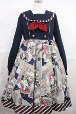 画像1: To Alice / セーラーワンピース S ネイビー H-26-09-22-008-LO-OP-NS-ZH (1)