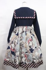 画像2: To Alice / セーラーワンピース S ネイビー H-26-09-22-008-LO-OP-NS-ZH (2)
