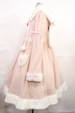 画像2: BABY,THE STARS SHINE BRIGHT / ゆらゆらいちごのうさみみコートワンピース Free ピンク H-26-09-22-010-BA-CO-NS-ZH (2)