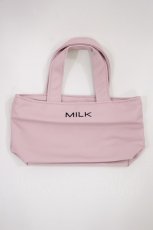 画像1: MILK / ロゴポーチ  ピンク H-26-09-22-033-ML-ZA-YZ-ZH (1)