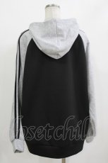 画像3: NieR Clothing / プリントプルパーカー F 黒×グレー H-26-09-23-029-PU-TO-AK-ZH (3)
