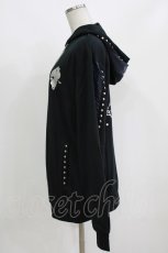 画像2: NieR Clothing / プリントZIPパーカー F 黒 H-26-09-23-030-PU-TO-AK-ZH (2)