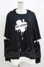 画像1: NieR Clothing / プリントプルパーカー F 黒 H-26-09-23-031-PU-TO-AK-ZH (1)