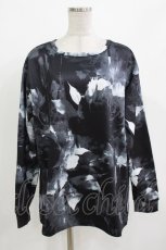 画像1: NieR Clothing / プリントトップス  黒 H-26-09-23-032-PU-BL-AK-ZH (1)