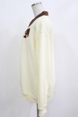 画像2: NieR Clothing / ポロスウェット  ベージュ H-26-09-23-038-PU-TO-AK-ZH (2)