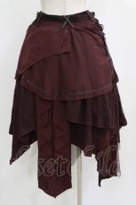 画像3: Ozz Croce / イレギュラースカート  ワイン H-26-09-23-004-OO-SK-AK-ZH (3)