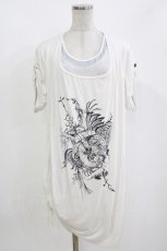 画像1: Ozz Croce / レイヤードチュニック  白 H-26-09-23-040-OO-TO-AK-ZH (1)